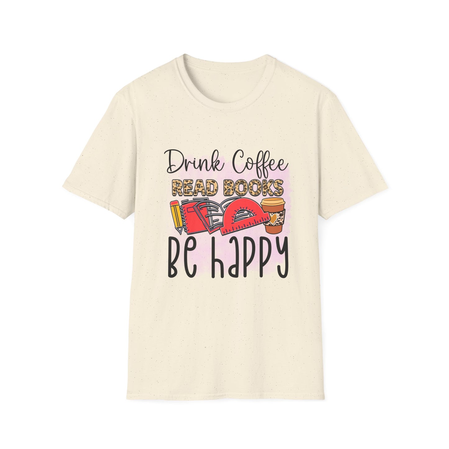 Coffee, Books, Happy T-Shirt