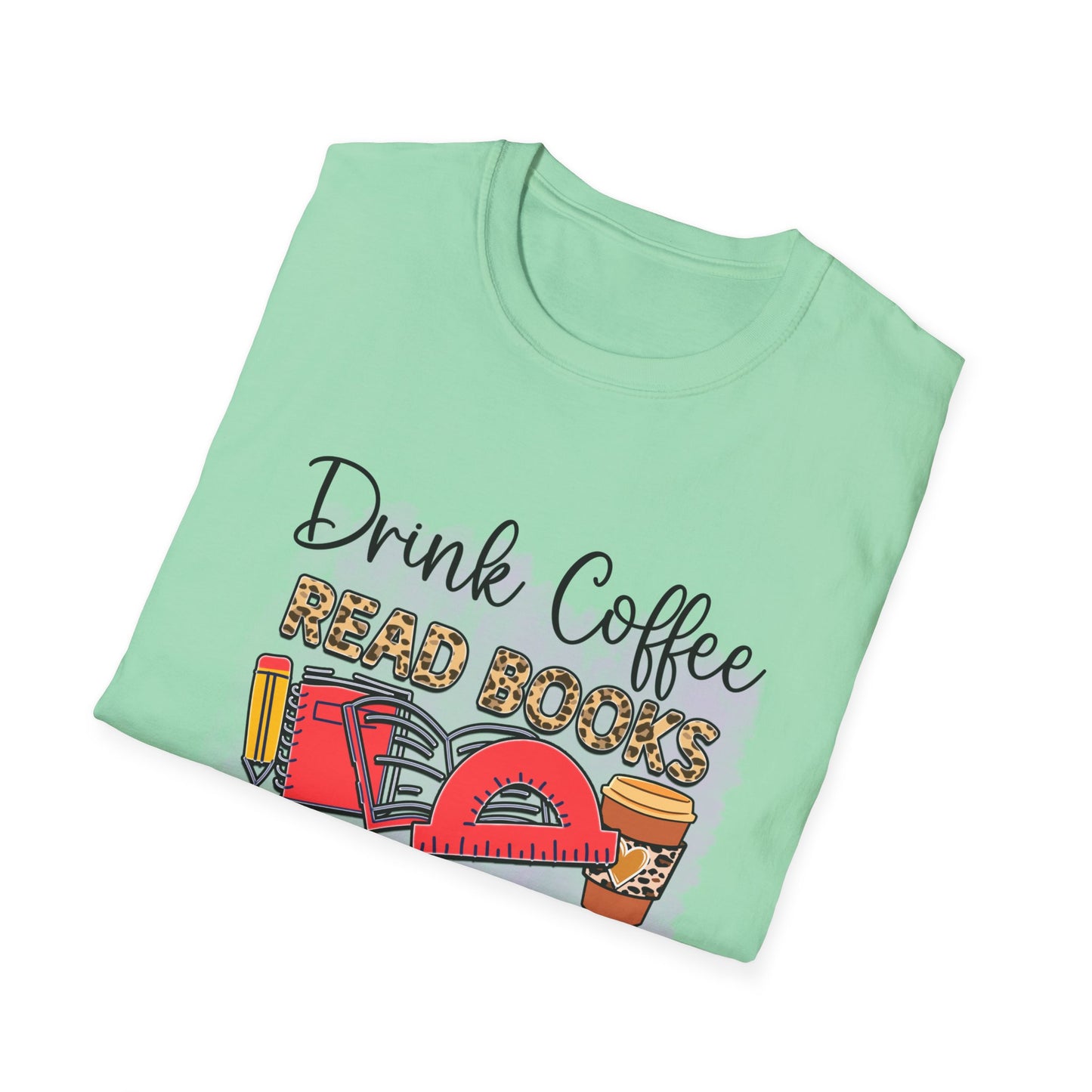 Coffee, Books, Happy T-Shirt