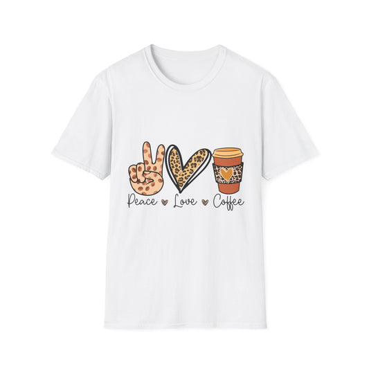 Peace, Love, Coffee T-Shirt