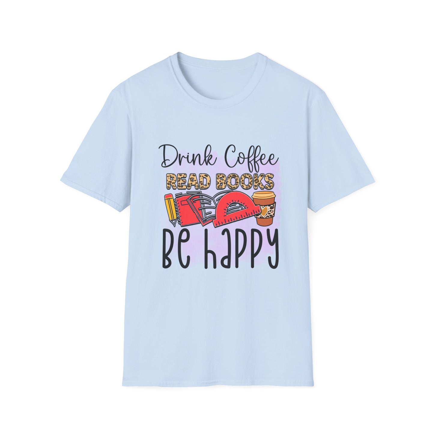 Coffee, Books, Happy T-Shirt