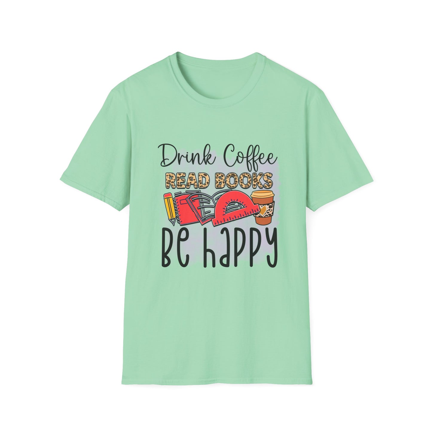 Coffee, Books, Happy T-Shirt