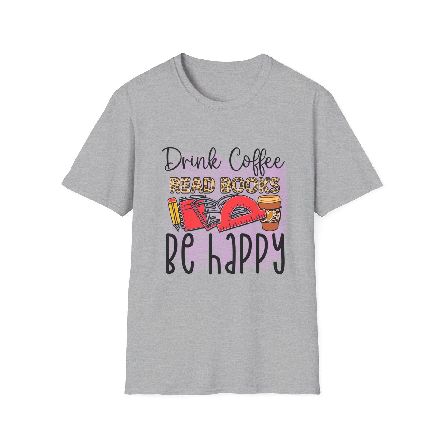 Coffee, Books, Happy T-Shirt