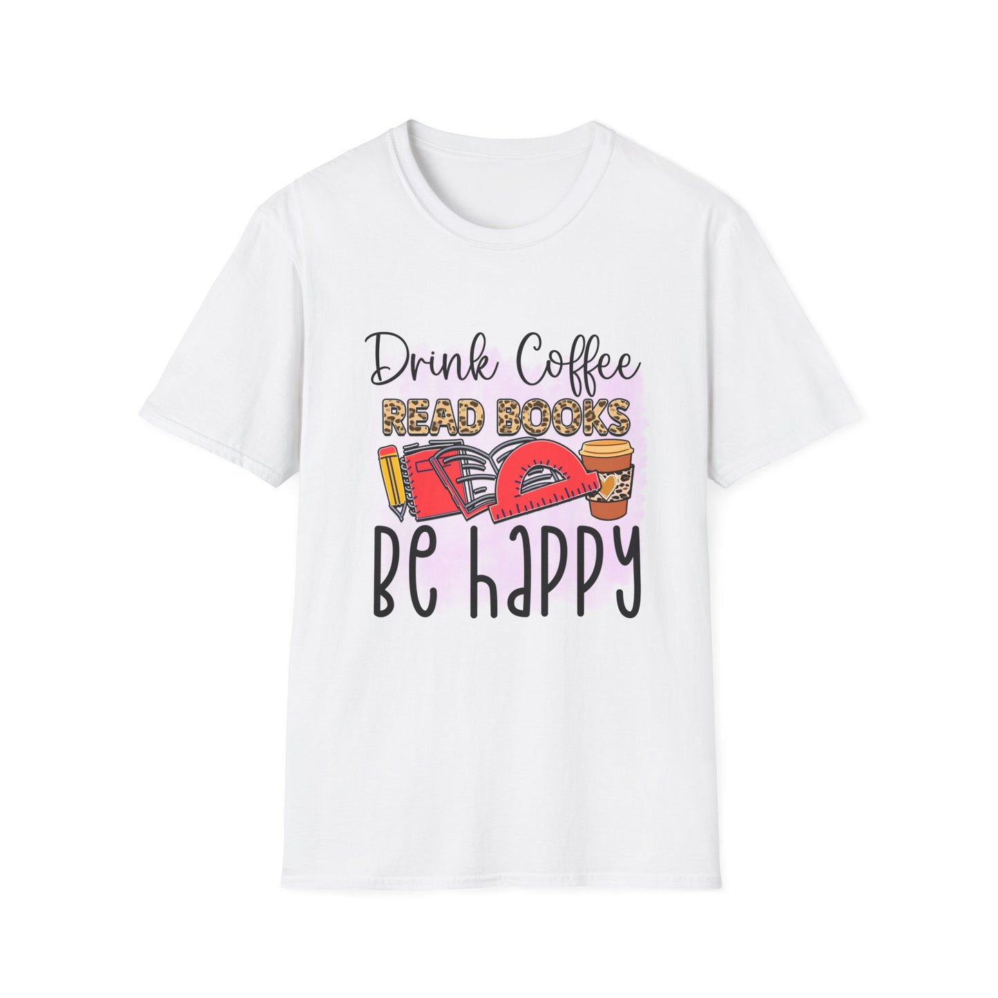 Coffee, Books, Happy T-Shirt